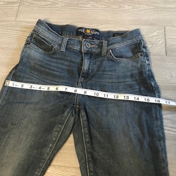 5/$20 Sale ✨LUCKY BRAND Brooke Jean Low Rise Denim Legging in Blue - Picture 15 of 15